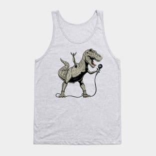 Tyrannosaurus is Singing Tank Top